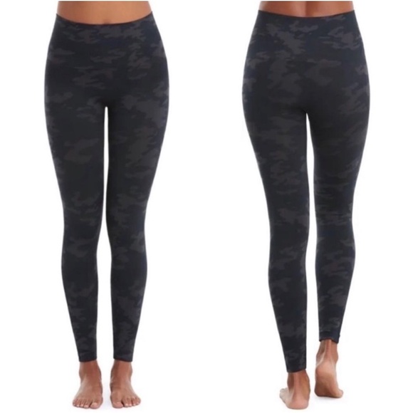Spanx Look at Me Now Seamless High-Waisted Full Length Camo Leggings Sz S NEW - Picture 9 of 16